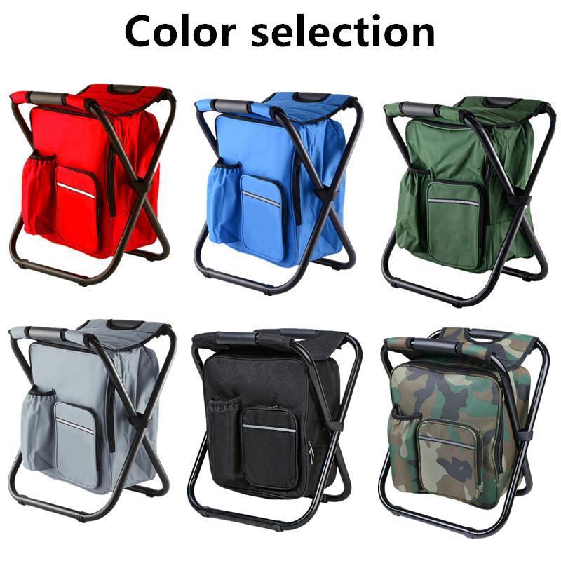 Portable Folding Chair, Foldable Backpack Stool, Lightweight Stool for Camping Hunting Fishing, Outdoor Camping Furniture