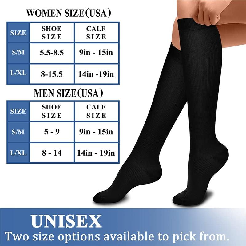 ISUNIE Athletic Running and Cycling Sporst Socks for Men and Women - Perfect Fit and Support