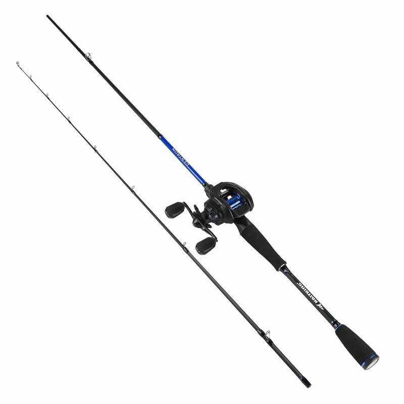 KastKing Centron Fishing Rod and Reel Combo,  Baitcasting Combos, IM6 Graphite 2Pc Blanks, Stainless Steel Guides with Ceramic Rings, Contoured EVA Handles & Fighting Butt