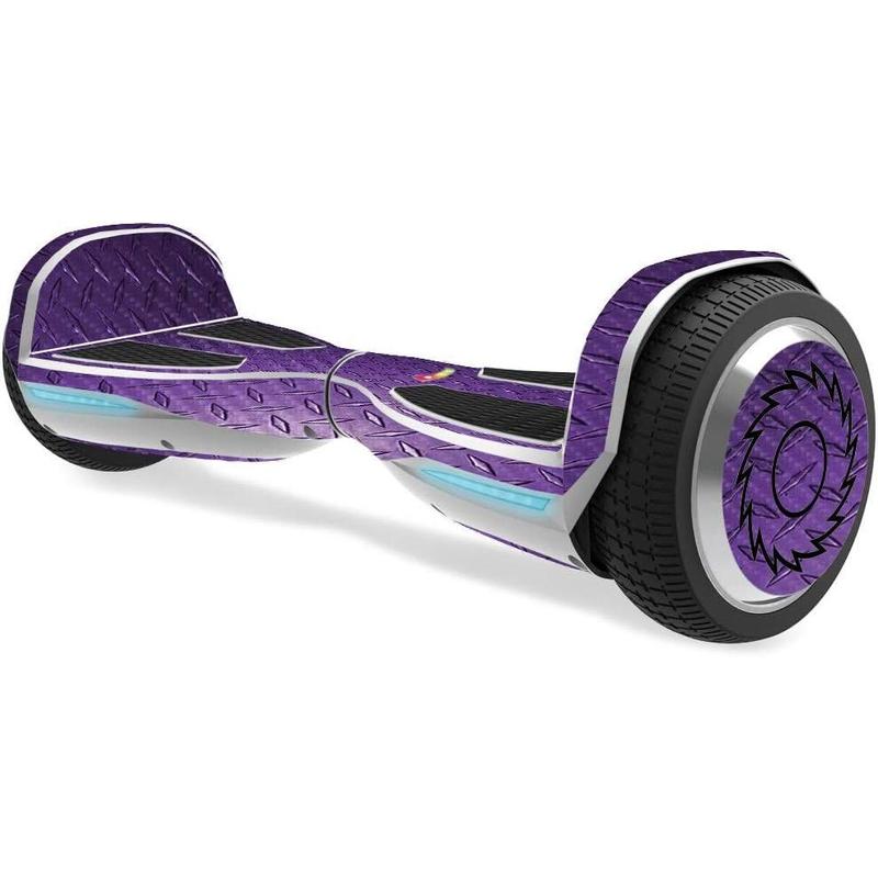 1.5 Hoverboard Carbon Fiber Skin - Purple Board | Protective, durable textured carbon fiber surface | Easy to apply, remove and change styles | Made in the USA