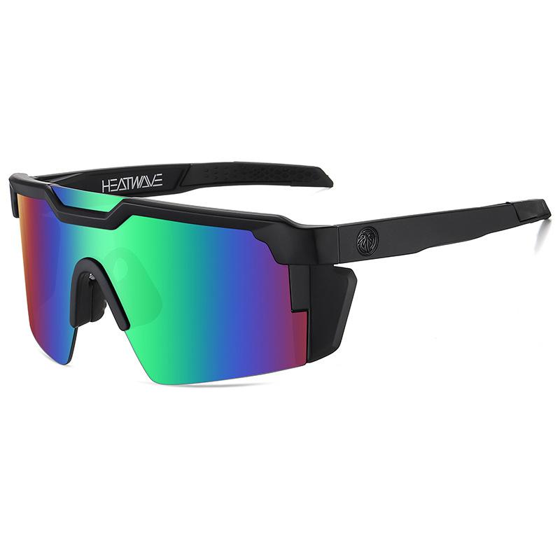 heat waveCross-border hot cycling pilot goggles High quality true film outdoor sports sunglasses