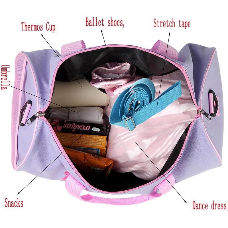 Dance Duffle Bag for , Toy Storage Bag,Weekend Bag,Overnight Bag,Gymnastics bag 17