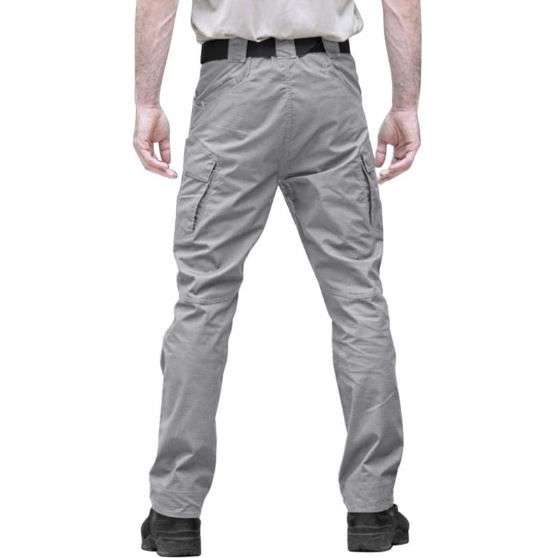 MAGCOMSEN Men's Tactical Pants with 9 Pockets Rip-Stop Lightweight Work Hiking Pants