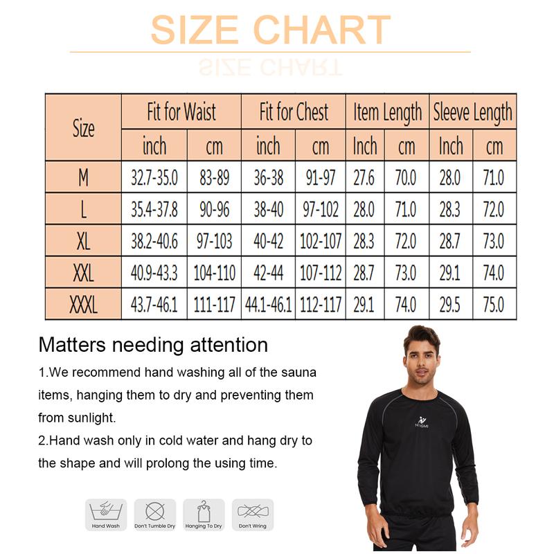 Sauna Suit Men Long Sleeve Body Shaper Waist Trainer Weight Loss Workout Sweat MenS Sauna Shirt for Fitness Running