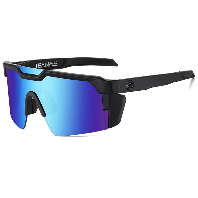 heat waveCross-border hot cycling pilot goggles High quality true film outdoor sports sunglasses