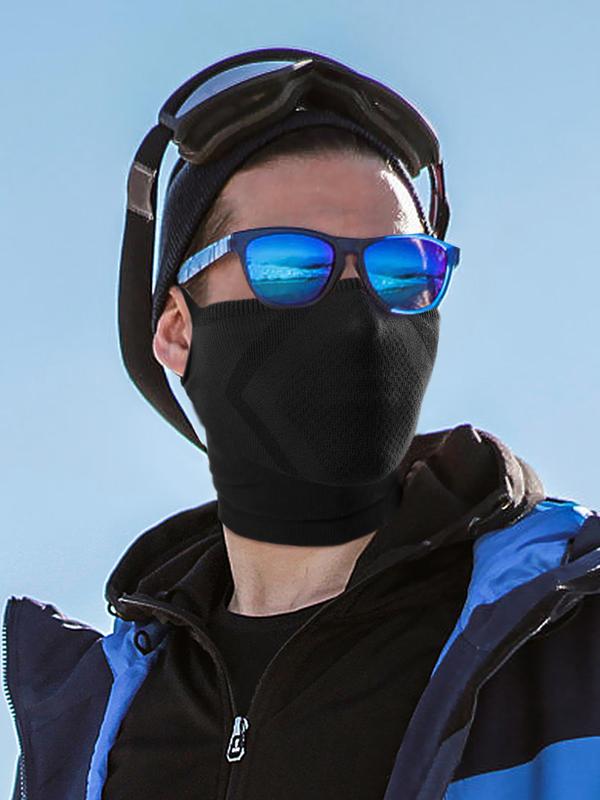 Sports Mask, Warm Windproof Cycling Face Cover, Breathable Sun Protection Reusable Face Covering Masks, Hiking Camping Running Skiing Neck Face Covering Masks for Men & Women