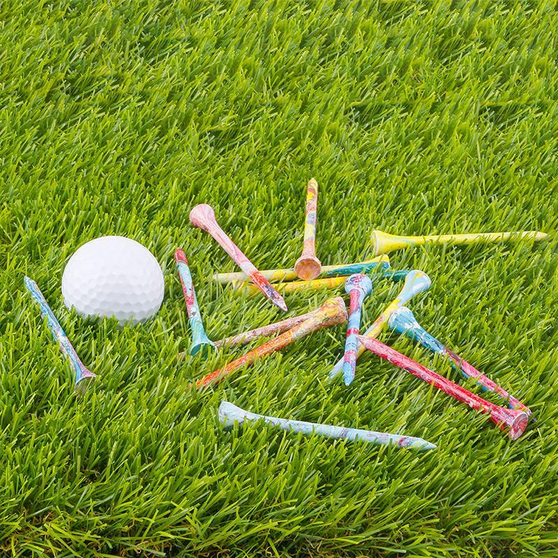 Random Color Golf Tee, 1 Set Colorful Golf Ball Nail, Golf Training Equipment, Golf Accessories for Outdoor Sports