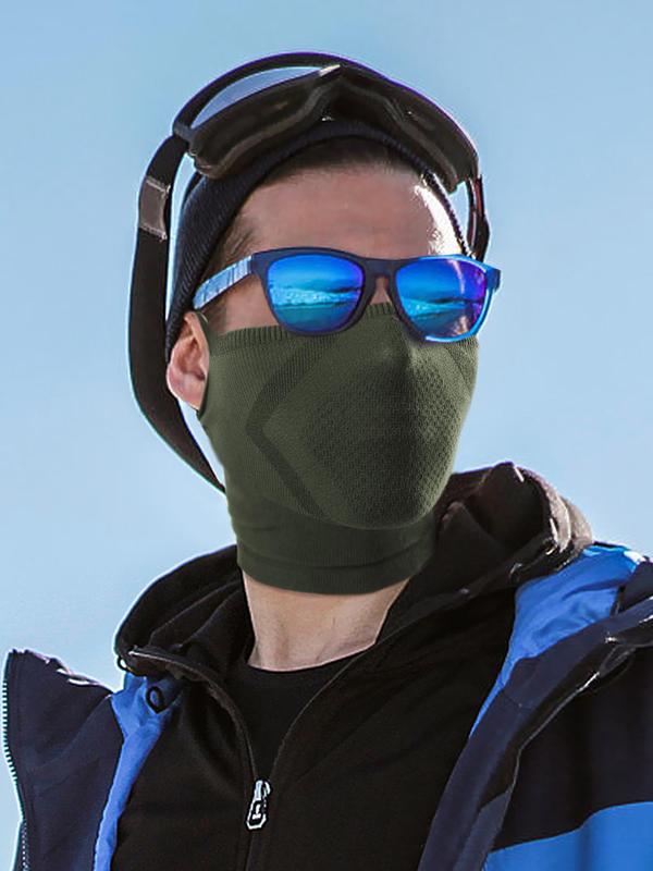 Sports Mask, Warm Windproof Cycling Face Cover, Breathable Sun Protection Reusable Face Covering Masks, Hiking Camping Running Skiing Neck Face Covering Masks for Men & Women