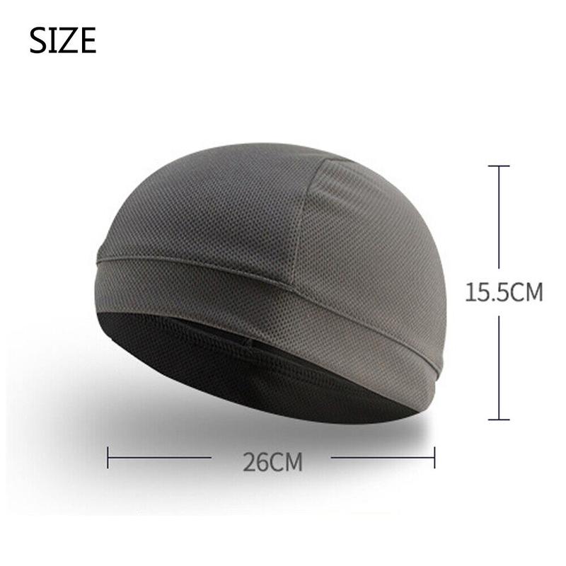 3PCS Liner Quick-dry Hat Skull Cap Beanie Helmet Cycling Breathable Running Hat