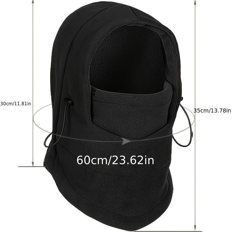 Outdoor Cycling Fleece Face Mask, Windproof Warm Hat for Men & Women, Winter Warm Face Mask for Outdoor Sports