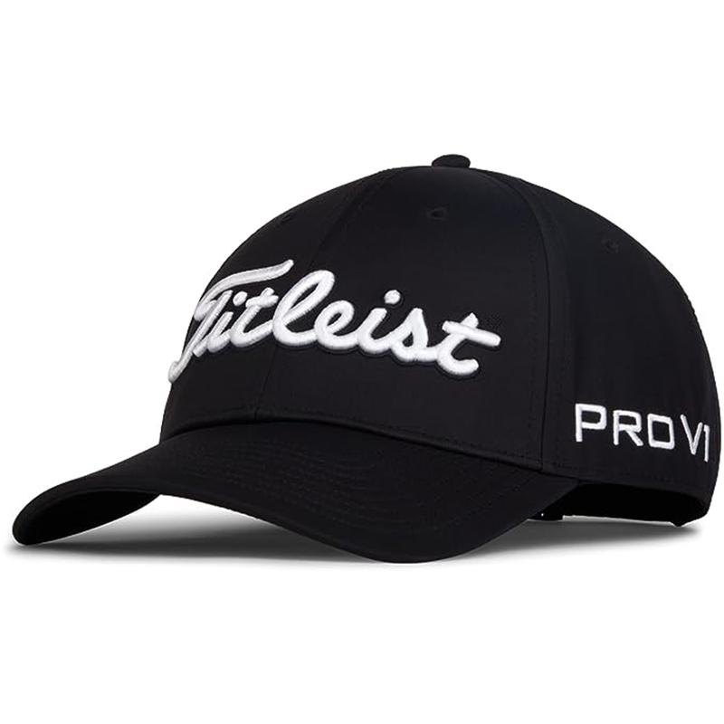 Titleist Tour Performance Golf Hat - Black White