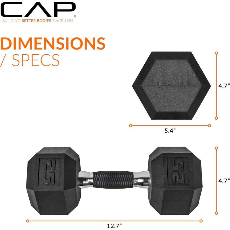 Coated Hex Dumbbell Weight | Multiple Options