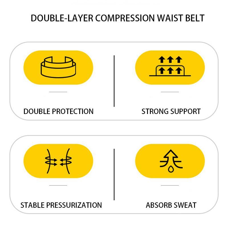 Weightlifting Waist Support Belt, 1 Count Adjustable Waist Support for Deep Squat, Sports Powerlifting Dumbbell Training Strap, Gym Accessories