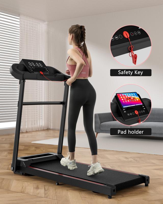 VIPLAT Folding Treadmill,3 in1 Walking pad Treadmill,Treadmill for HomeTreadmill for Running,2.5 HP,7.5MPH,300LBS Capacity- 2 Years Warranty