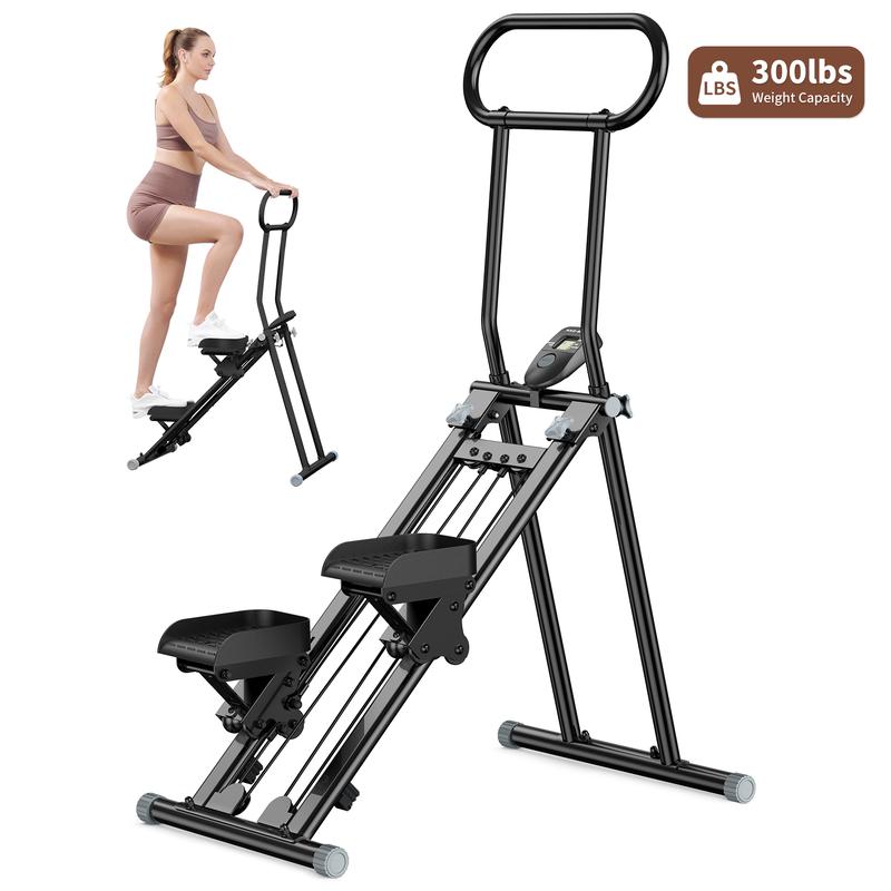 HXD-ERGO Stair Stepper Machine with LCD Display – Your Home Fitness Partner for Burning Calories and Toning Muscles! Adjustable Handlebars and Pedals make it Perfect for Home or Office Workouts. Ideal for Both Women and Men!