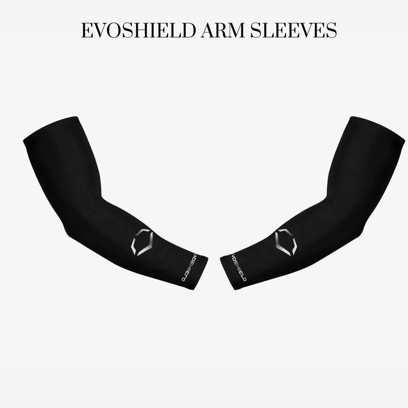 EVOSHIELD ARM SLEEVES  Solid Compression Arm Sleeve  Cooling Arm Sleeves for Men & Women Breathable, Moisture-Wicking  Outdoors Sun Protection Sleeves