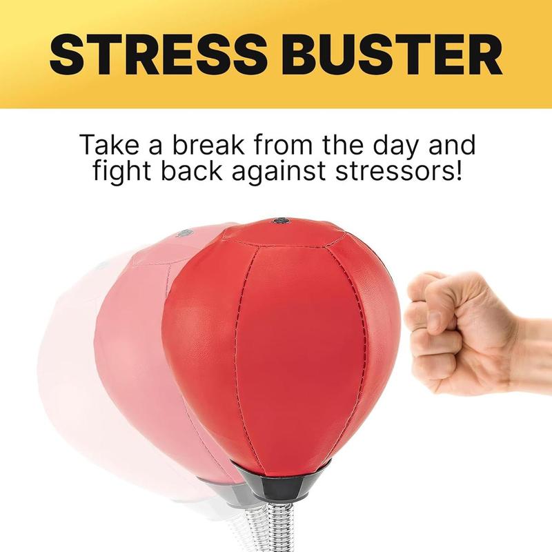 Desktop Punching Bag, Boxing Bag with Suction Cup, Stress Relief Boxing Bag, Cool Stuff for Office, Gifts for Coworker