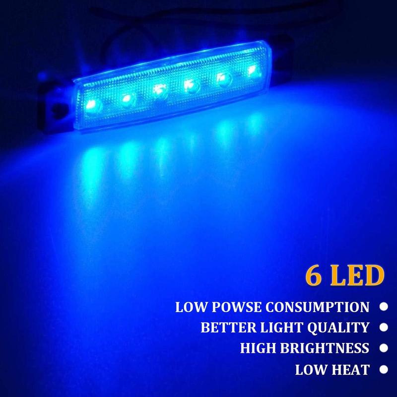 LED Boat Interior Lights Marine Courtesy Light Strip Deck Transom Cockpit Navigation Lighting Waterproof for Fishing Pontoon Kayak Yacht Sailboat