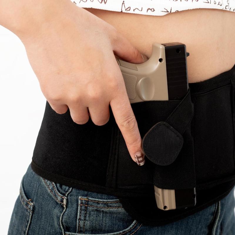 Belly Band Holster for Women & Men Fits Glock, Smith Wesson, 1911,Taurus, Ruger, and More-Breathable Neoprene Waistband Holster, and Similar Guns for Most Pistols and Revolvers