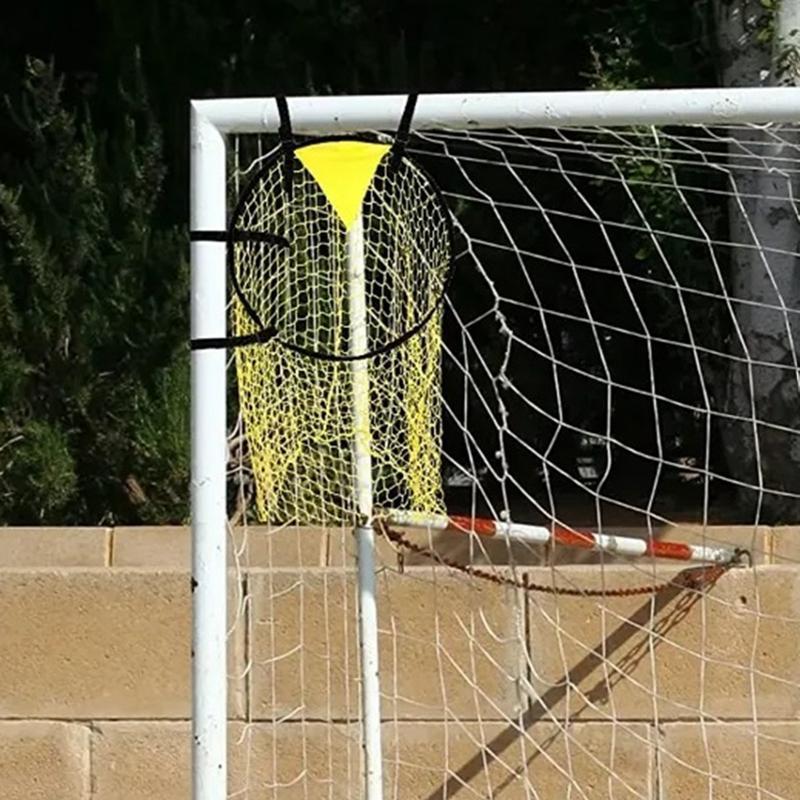 Portable Foldable Soccer Corner Target Net, Durable Football Target Net for Beginner, Football Training Net for Indoor Outdoor Use