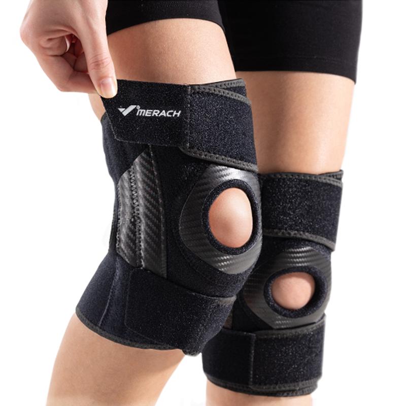 MERACH Patellar knee brace for knee pain, adjustable patellar tendon stabilization strap for jumper knee, tendinitis, basketball, running, hiking, volleyball, tennis, squats