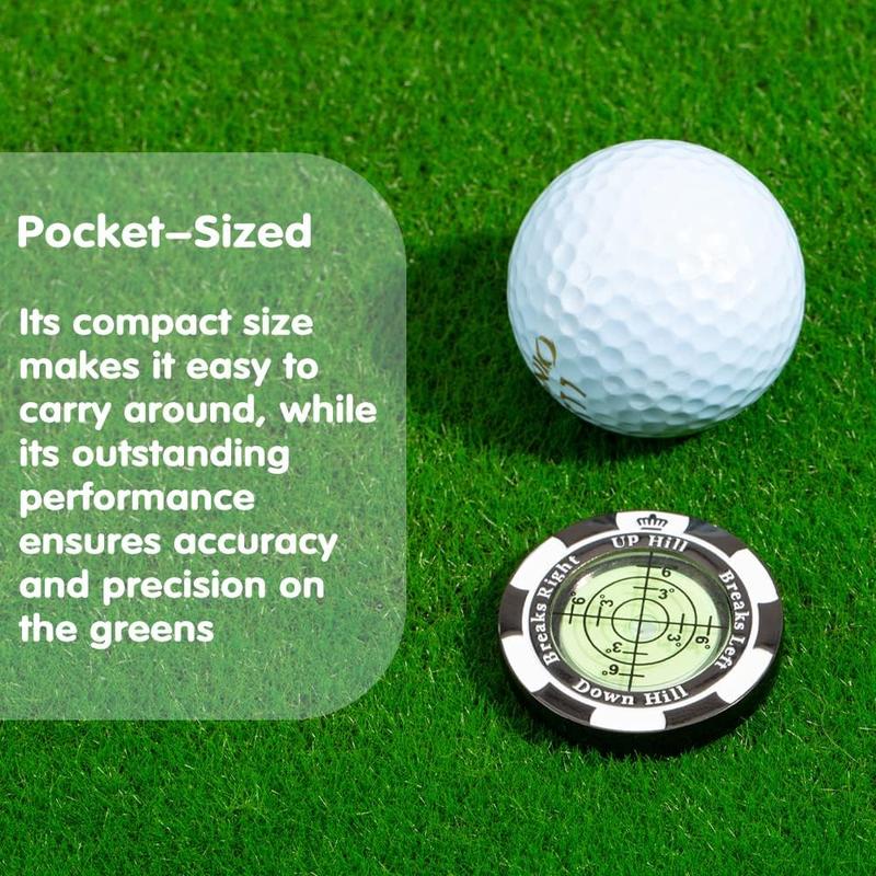 Slope Reader - Golf Ball Marker with High Precision Green Reading Aid Golf Accessories for Men Women