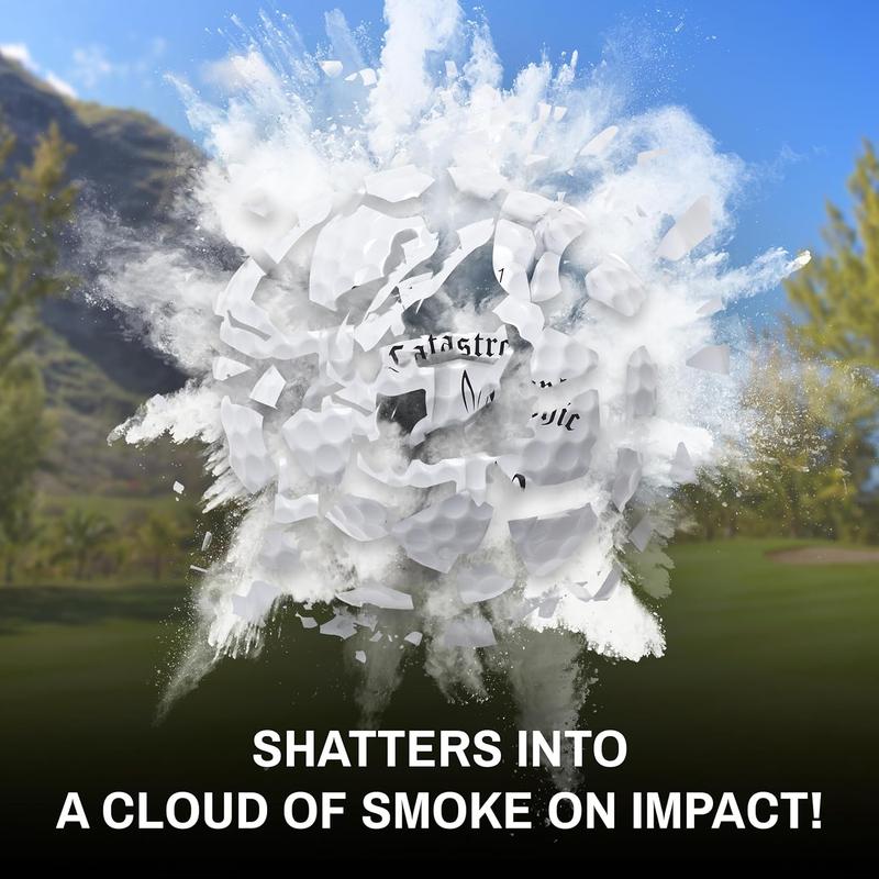 Shaier Golf Exploding Balls - Prank Balls That Explode on Impact - Funny Joke for Golfers (Sleeve of 3, Novelty)