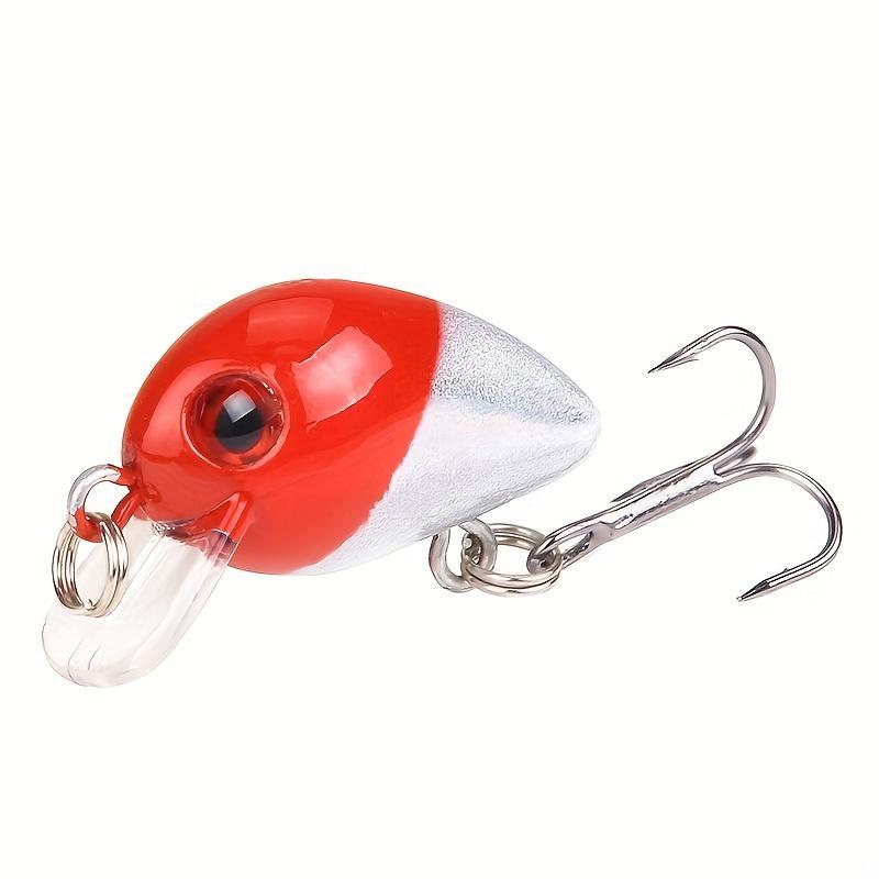 Simulation Mini Chubby Fish Bait, 10pcs box ABS Material Fish Bait, Hard Bait, Fishing Accessories for Outdoor Fishing