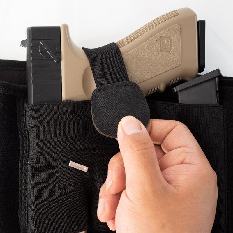 Belly Band Holster for Women & Men Fits Glock, Smith Wesson, 1911,Taurus, Ruger, and More-Breathable Neoprene Waistband Holster, and Similar Guns for Most Pistols and Revolvers