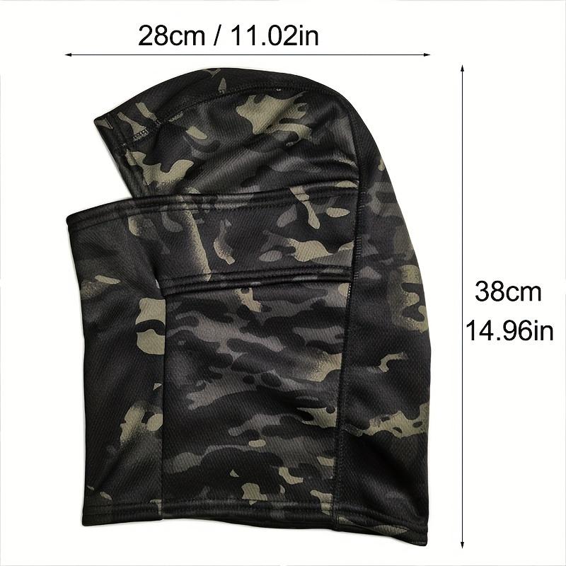 Winter Windproof Warm Tactical Camouflage Balaclava Hat, Plus Velvet Warm Balaclava, For Cycling, Driving, Skiing