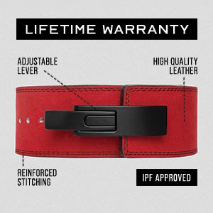 Gymreapers 10mm Lever Weightlifting Belt IPF, IPL, USPA, USAPL approved.