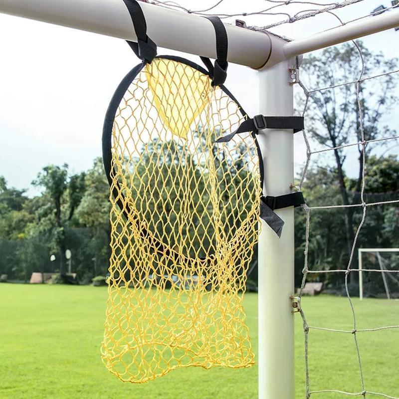 Portable Foldable Soccer Corner Target Net, Durable Football Target Net for Beginner, Football Training Net for Indoor Outdoor Use