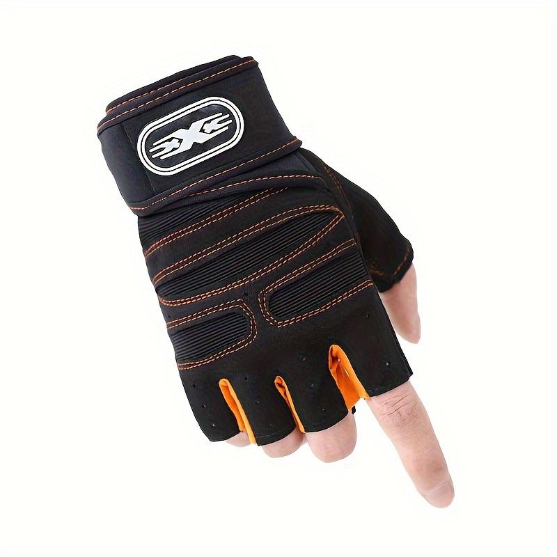 2pcs Half Finger Gym Fitness Gloves, Cycling Sport Gloves For Men & Women, Weight Lifting Gloves, Workout Equipments