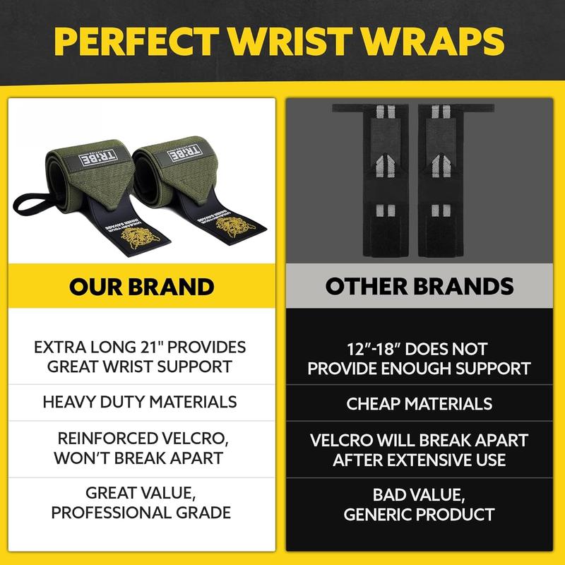 Heavy Duty Wrist Wraps and  Straps - 21