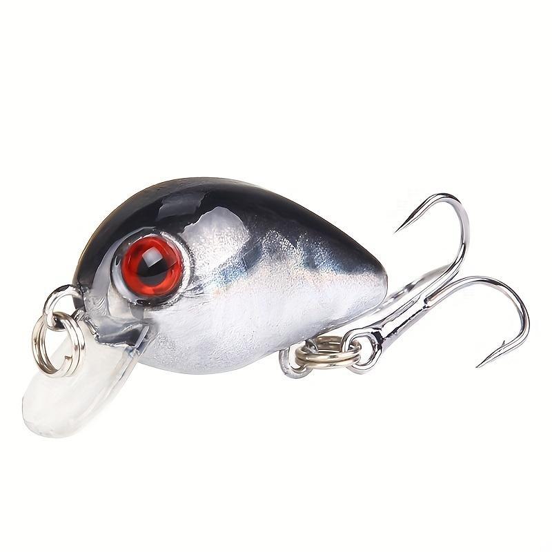 Simulation Mini Chubby Fish Bait, 10pcs box ABS Material Fish Bait, Hard Bait, Fishing Accessories for Outdoor Fishing