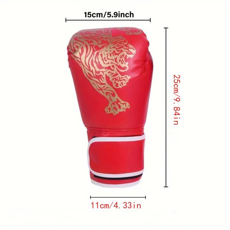 Boxing Gloves, 1 Pair Comfortable Boxing Gloves, Professional Boxing Gloves for Men & Women, Sports Gloves for Boxing, Muay Thai, Kickboxing, Mixed Martial Arts, Boxing Accessories