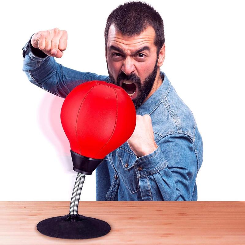 Desktop Punching Bag, Boxing Bag with Suction Cup, Stress Relief Boxing Bag, Cool Stuff for Office, Gifts for Coworker