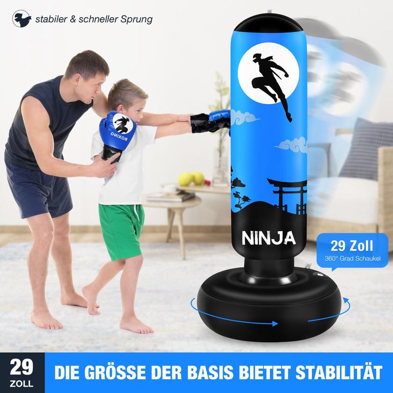 Esnowlee Punching Bag for Kids, Kids Boxing Set with Boxing Gloves 66