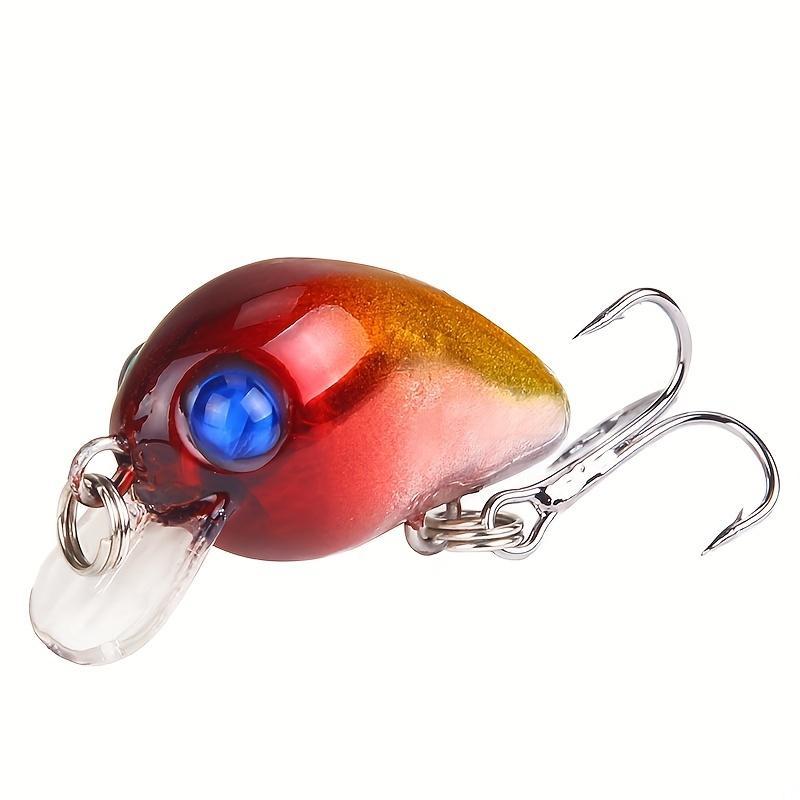 Simulation Mini Chubby Fish Bait, 10pcs box ABS Material Fish Bait, Hard Bait, Fishing Accessories for Outdoor Fishing