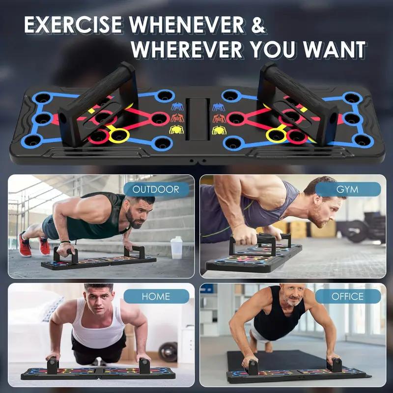 Multi-Functional Push Up Board - Pushup Stands System for Chest Muscle Exercise, Strength Training & Fat Burning - Professional Fitness Equipment for Men & Women - Suitable for Home Workouts - Best Choice for Daily Gifts