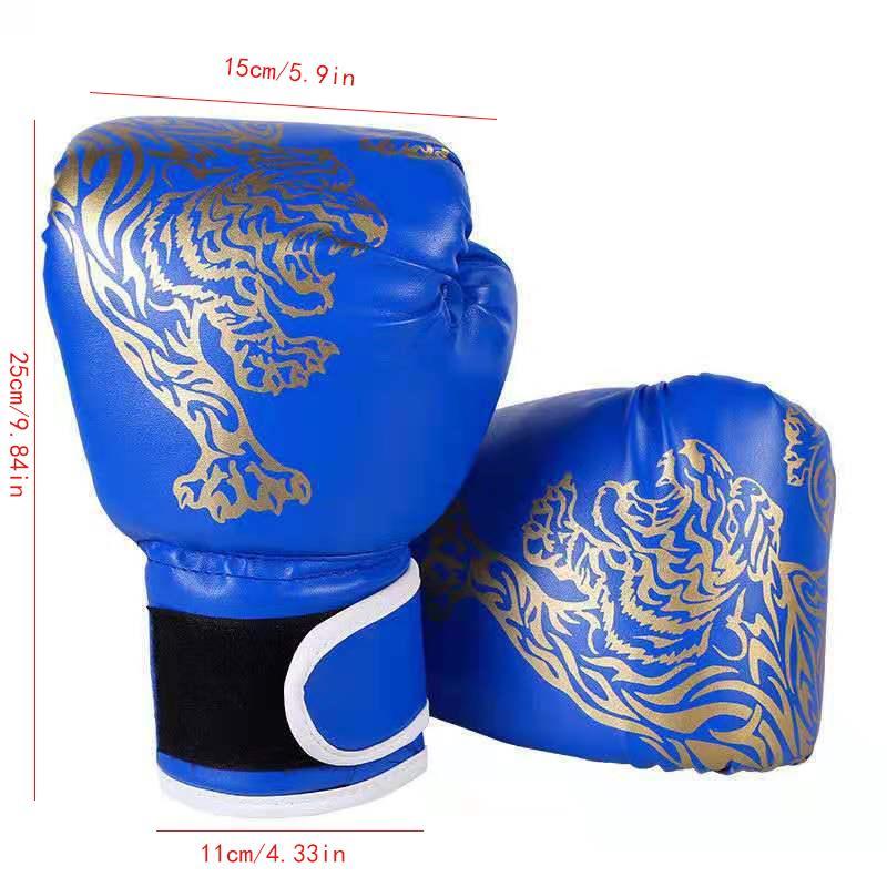 Boxing Gloves, 1 Pair Comfortable Boxing Gloves, Professional Boxing Gloves for Men & Women, Sports Gloves for Boxing, Muay Thai, Kickboxing, Mixed Martial Arts, Boxing Accessories