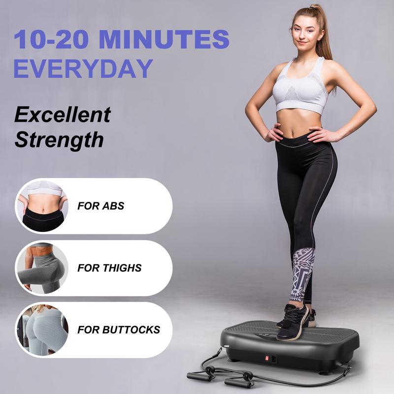 Relife Sports Vibration Plate Exercise Whole Body Workout Vibration Fitness Platform Home Gyms Workout Vibration Plate,Capacity Weight 330Lbs