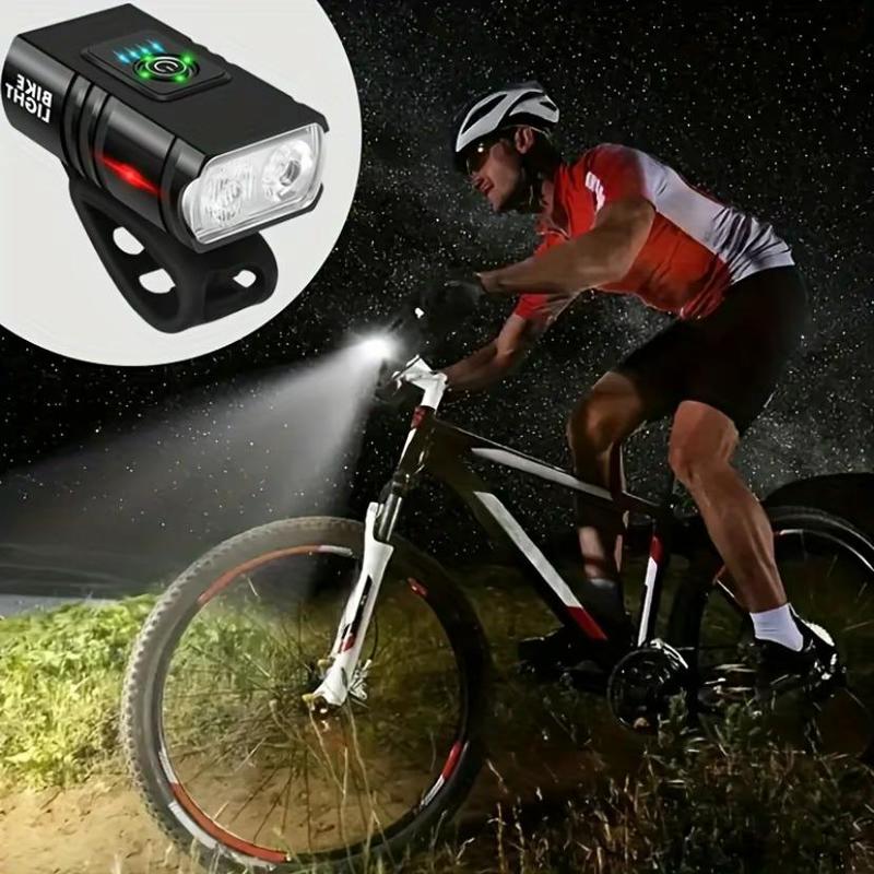 Bike Light, USB Rechargeable Bike Front Light & Tail Light Set, Waterproof Safety Bike Front Light Bike Rear Light, Suitable for Road, Mountain, Night Riding