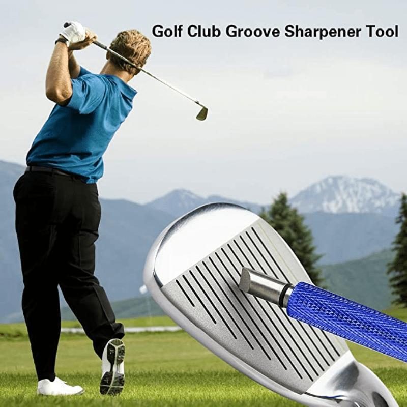 Golf Club Groove Sharpening Tool, U-shaped & V-shaped Golf Club Groove Sharpener, Golf Accessory for All Types Golf Club