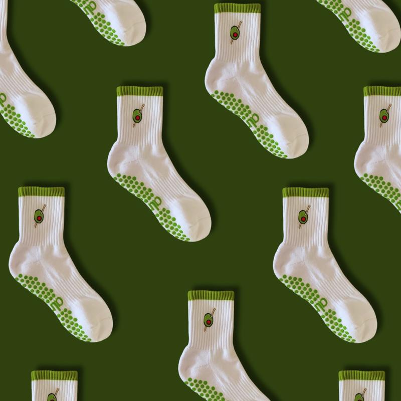 Olive You Pilates Grip Socks