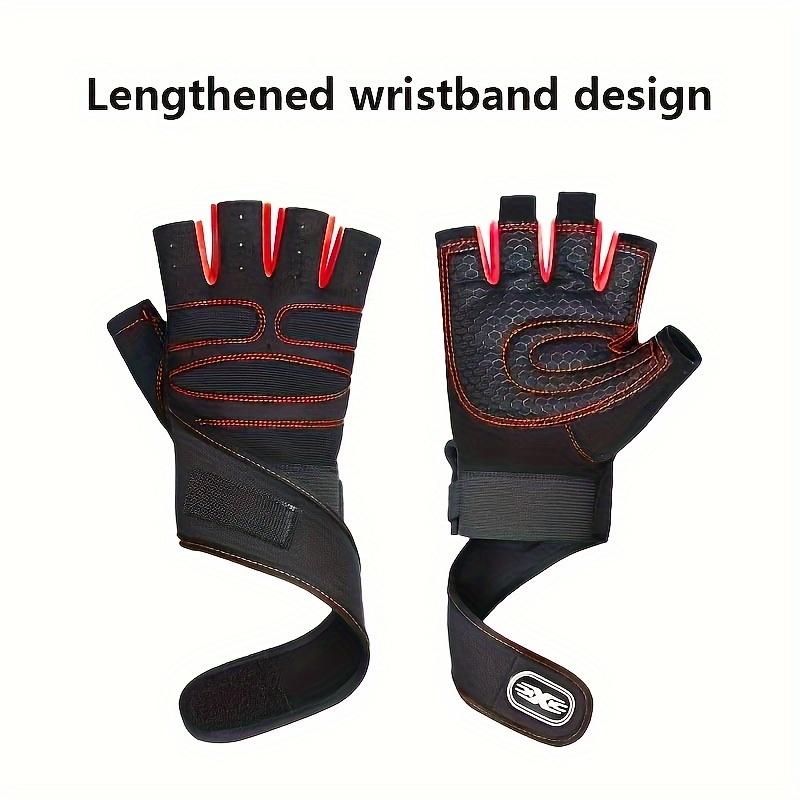 2pcs Half Finger Gym Fitness Gloves, Cycling Sport Gloves For Men & Women, Weight Lifting Gloves, Workout Equipments