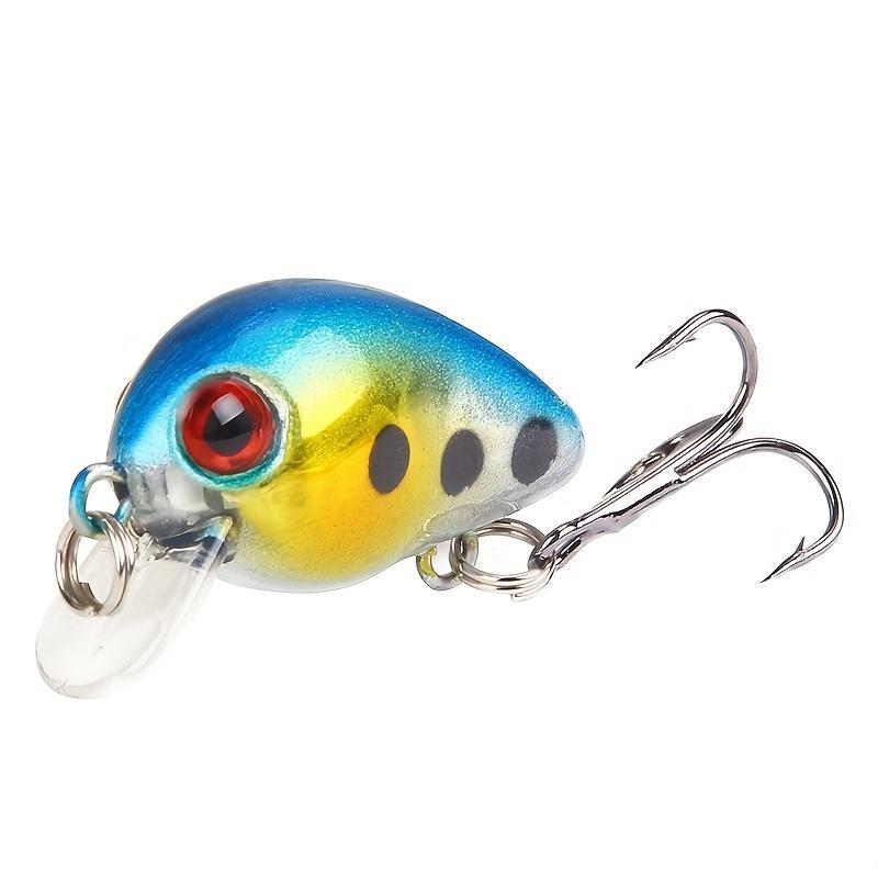 Simulation Mini Chubby Fish Bait, 10pcs box ABS Material Fish Bait, Hard Bait, Fishing Accessories for Outdoor Fishing