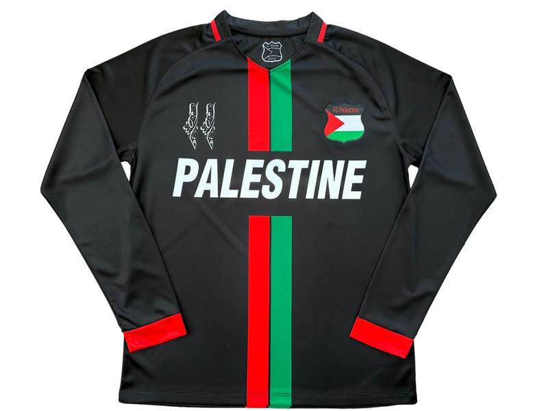 Palestine 2024 Shirt Home and Away Football Long Sleeve Jersey BlockCore