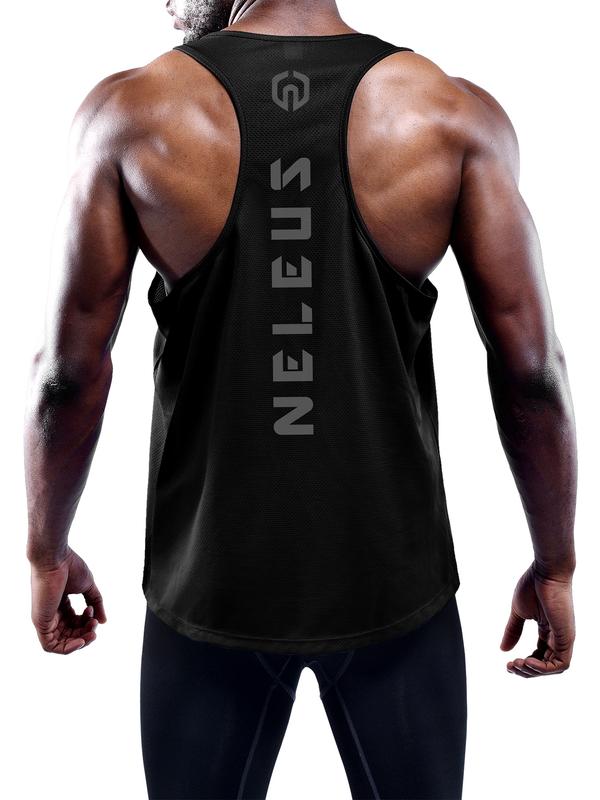 NELEUS Men's 3 Pack Dry Fit Y-Back Muscle Tank Top