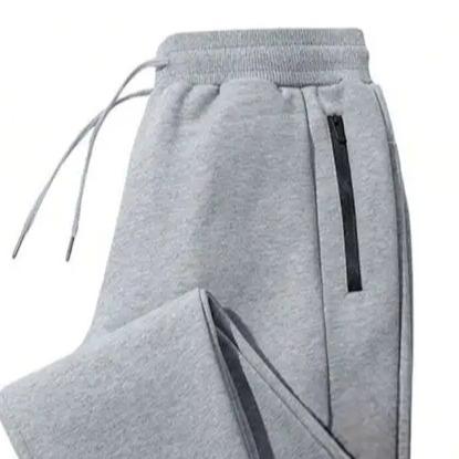 BenBen Men's Ultra Soft Grey Fleece Joggers - Perfect for Lounging and Running Errands joggers  grises magic fleece comfrt sweatpants